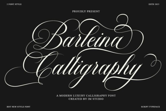 Barleina Calligraphy: The Perfect Typeface for Handmade Brands
