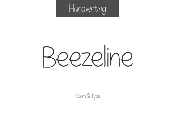 Beezeline: A Playful Handwritten Font for Makers