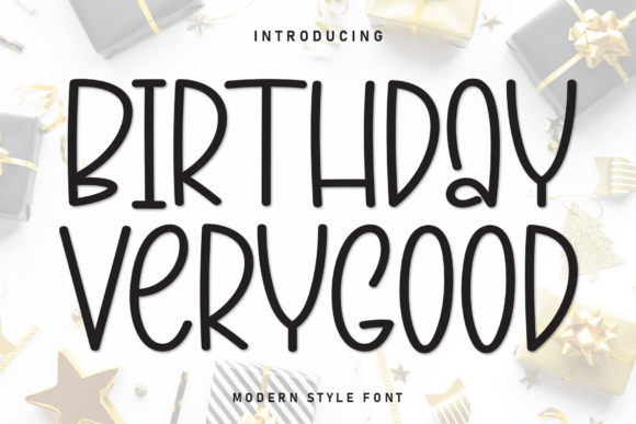Birthday Verygood: A Playful Handwritten Font for Web Headers