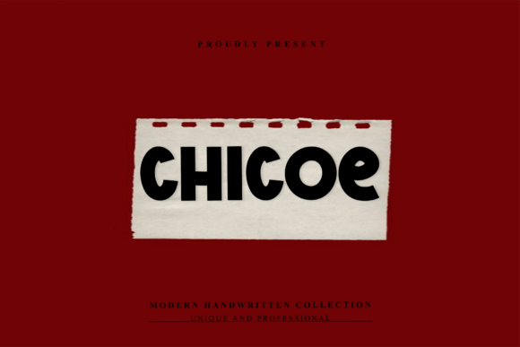 Chicoe: A Warm Handwritten Font for Editorial Design