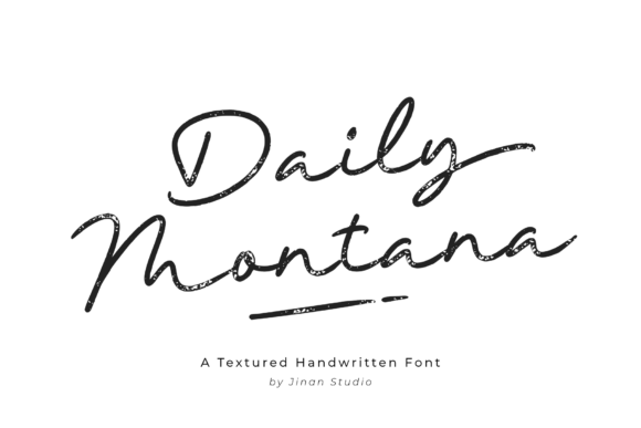 Daily Montana: A Hand-Sketched Font for Authentic Branding