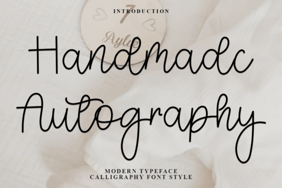 Handmade Autography: A Festive Typeface for Editorial Design