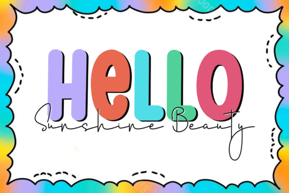 Hello Sunshine Beauty: A Script Font for Campaigns