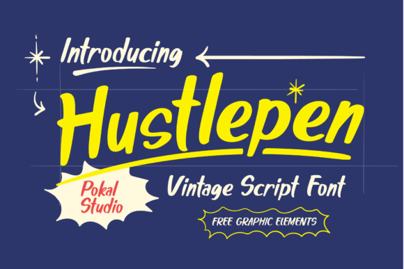 Hustlepen: The Retro Script Font That Elevates Campaigns