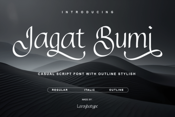 Jagat Bumi – Elegant Script Font