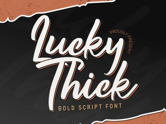 Lucky Thick: A Playful Script Font for Handmade Brands