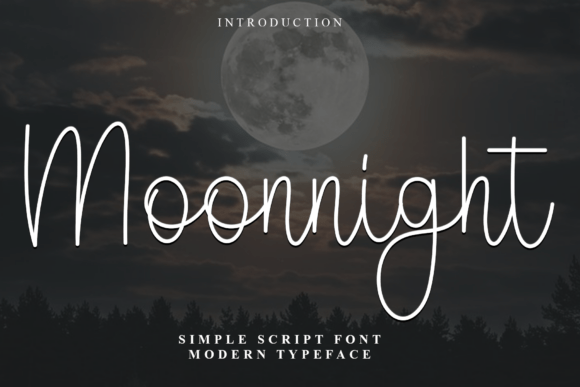 Moonnight Font: Elegant Script for Editorial Design