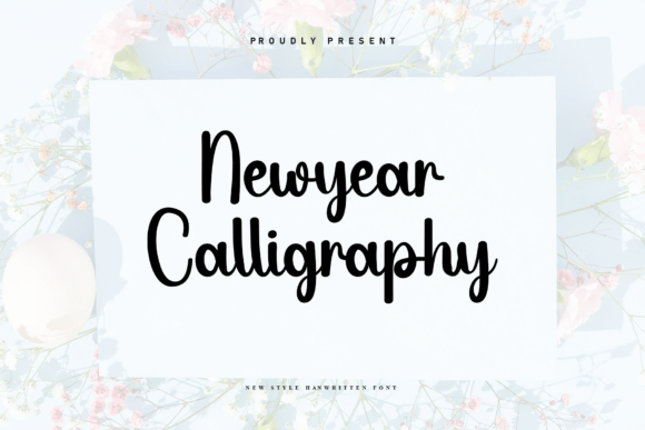 Newyear Calligraphy Font