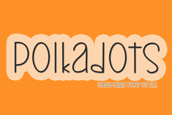 Polkadots Font: Festive Web Design