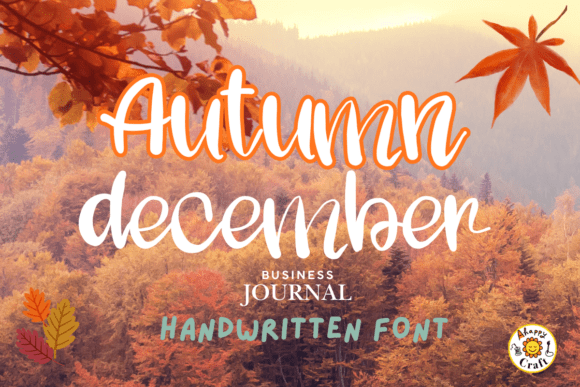 Pumpkin Pie Font: A Handwritten Typeface for Small Business Branding