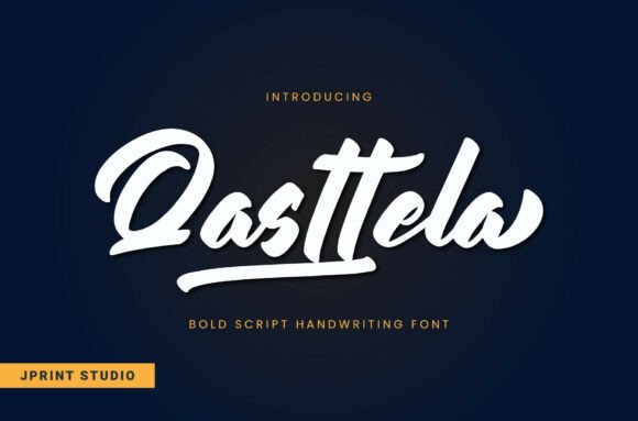Qasttela Review: A Bold Script for Modern Brand Identity