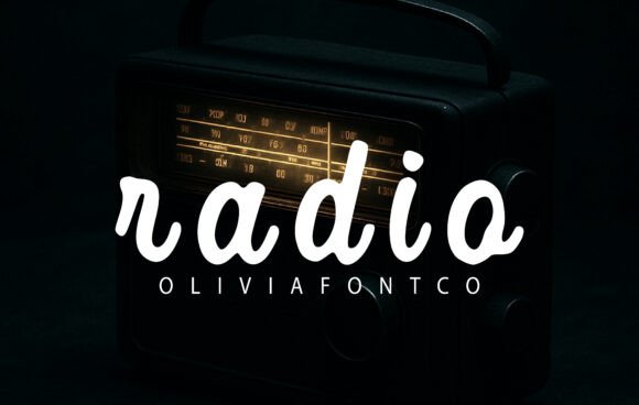 Radio: A Warm Script Font for Editorial Design