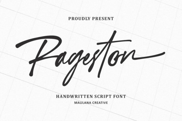 Rageston Font Review: A Bold Script for Campaign Impact