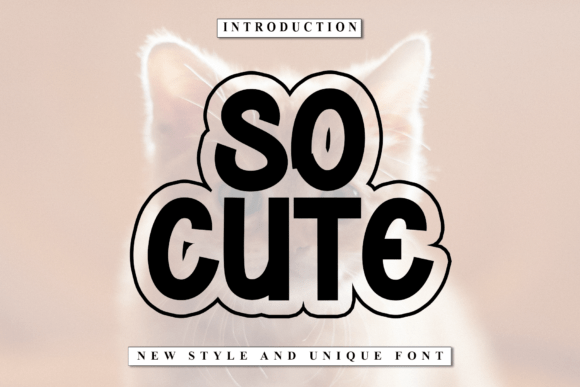 So Cute Typeface: A Maker's Guide to Playful Branding