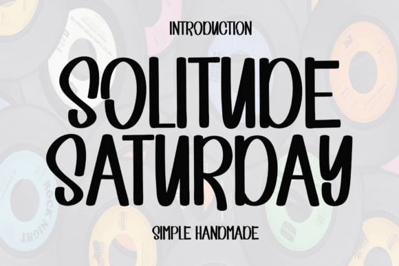 Solitude Saturday: A Handwritten Font for Crafters