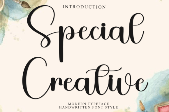 Special Creative: A Festive Typeface for Editorial Design