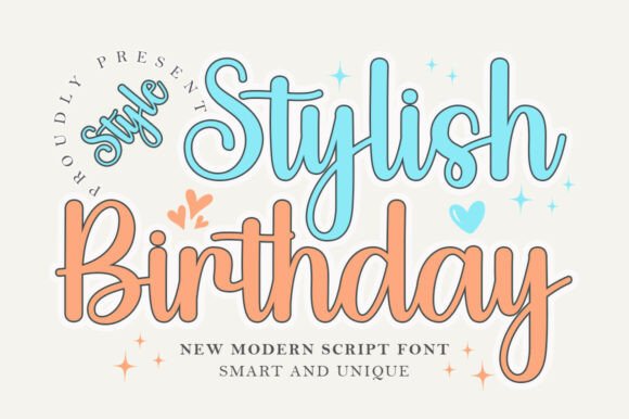 Stylish Birthday: A Handwritten Font for Makers
