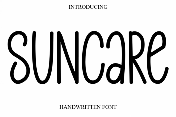 Suncare Font: A Sweet Typeface for Small Business Branding