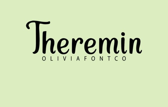 Theremin Font: A Handwritten Typeface for Memorable Brands