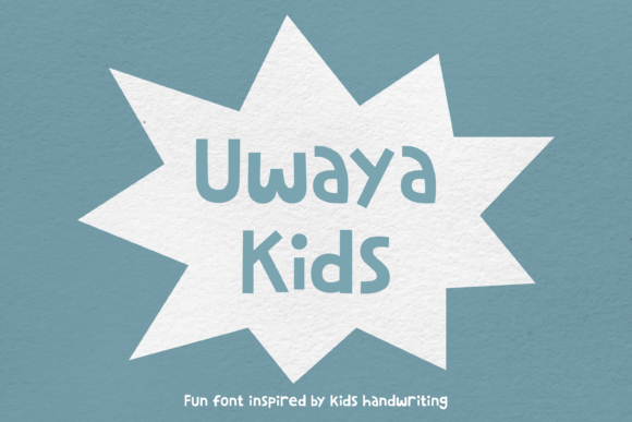 Uwaya Kids: A Handwritten Typeface for Gentle Editorial Design